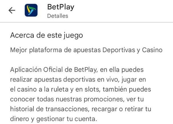 Pour télécharger Bet Play sur votre appareil Android