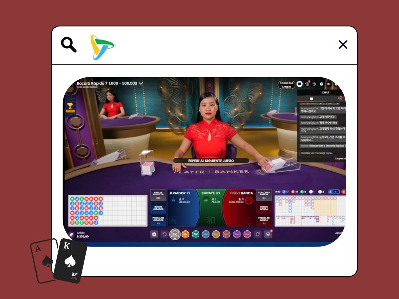 Baccarat characters, symbols, design, music and content
