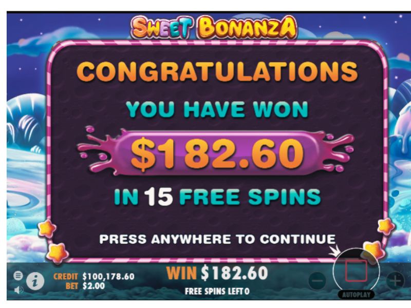 Specjalne funkcje slotu Sweet Bonanza